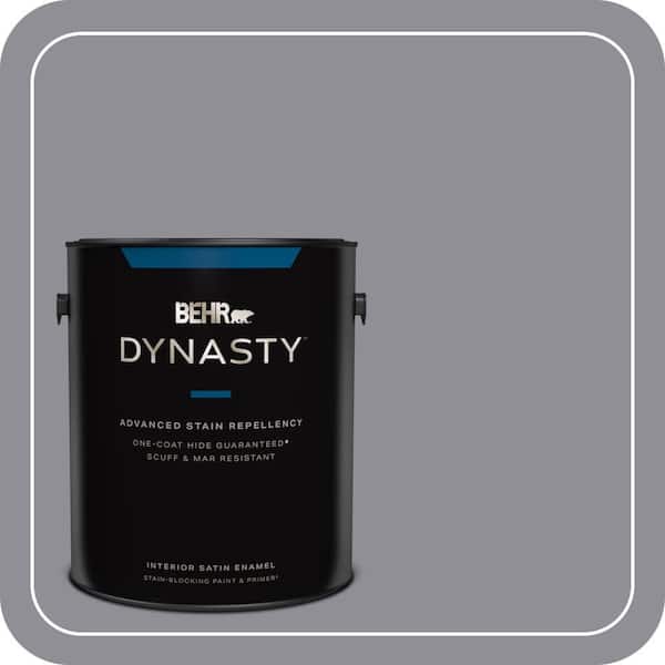 BEHR DYNASTY 1 gal. #ECC-23-2 Heather Field Satin Enamel Interior Paint & Primer