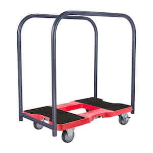 1,200 lbs. Polypropylene Professional E-Track Panel Cart Dolly in Red