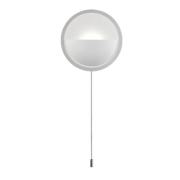 CLAXY 9.06 in. 1 light White Modern Wall Sconce with Metal Shade