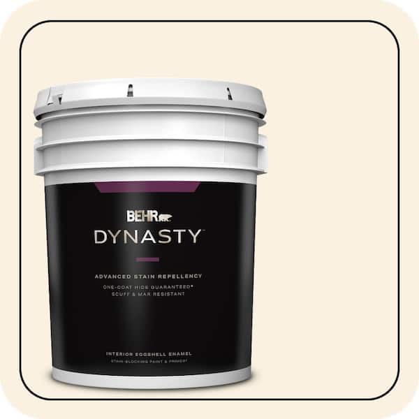 BEHR DYNASTY 5 gal. #PWN-13 Fine Porcelain Eggshell Enamel Interior Stain-Blocking Paint & Primer