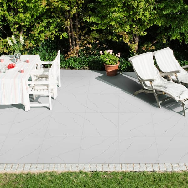 MSI Miraggio Gray 2 cm. x 24 in. x 24 in. Porcelain Paver Tile (8 Sq. Ft./Case)