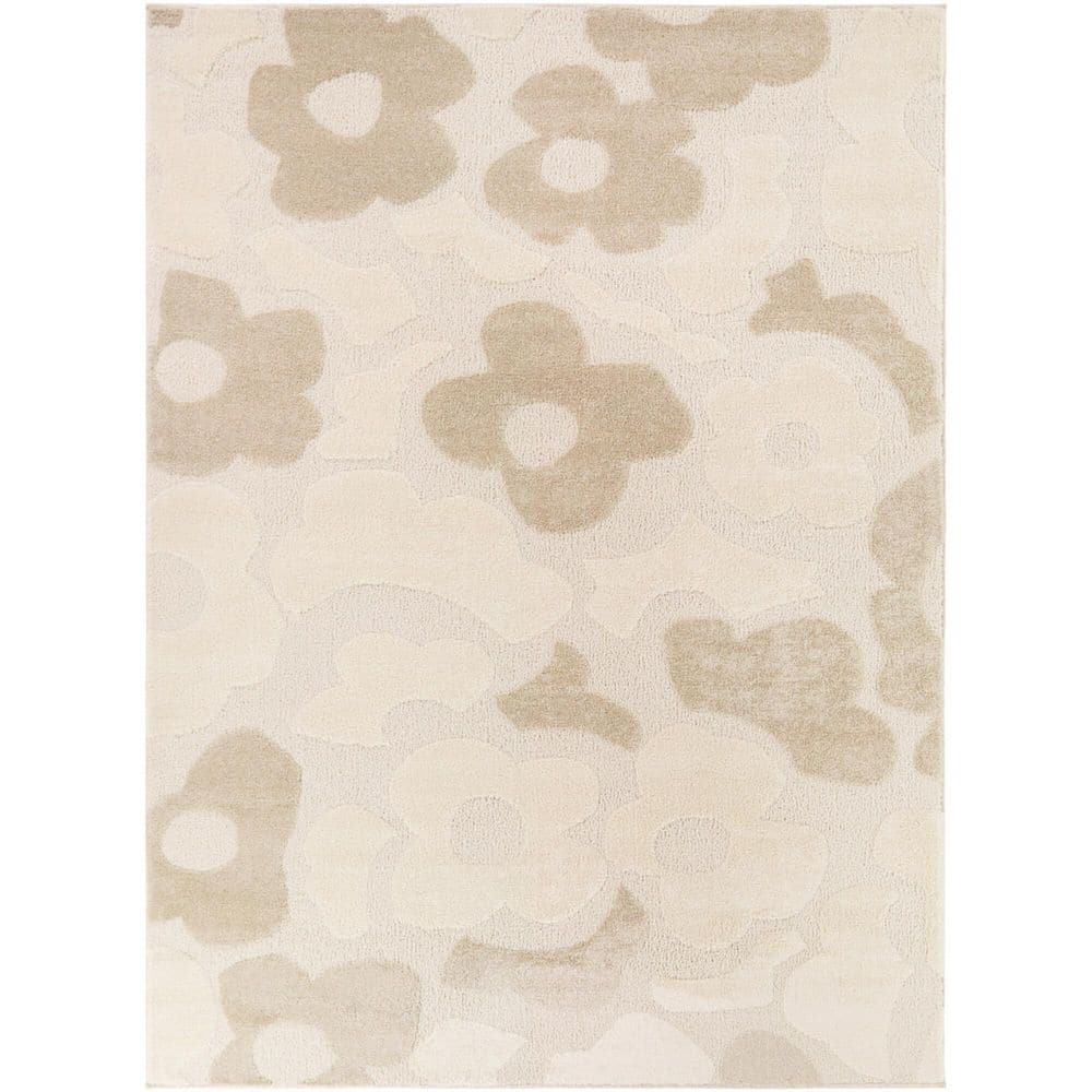 Siena Grey 4 ft. x 6 ft. Youth Floral Area Rug price history on PriceWatchPro