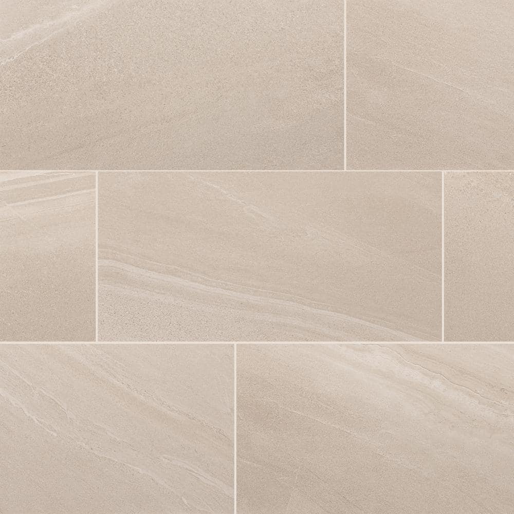 Florida Tile Home Collection Seville Beige Matte 12 in. x 24 in. Porcelain  Floor and Wall Tile Sample (1.9 sq. ft./Piece) CHDESE10SAM - The Home Depot, image size:1000x1000