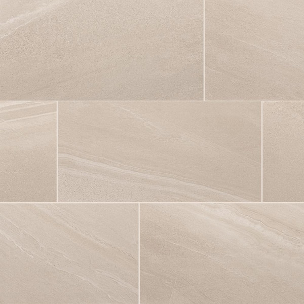 Florida Tile Home Collection Seville Beige 12 in. x 24 in. Matte Rectified Porcelain Floor and Wall Tile (425.6 sq. ft./Pallet)