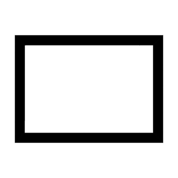 Amanti Art Mirror Makeover Brushed Black 29.25 in. W x 21.25 in. H Bathroom Mirror Frame Border Kit-Fits a 28 x 20 mirror