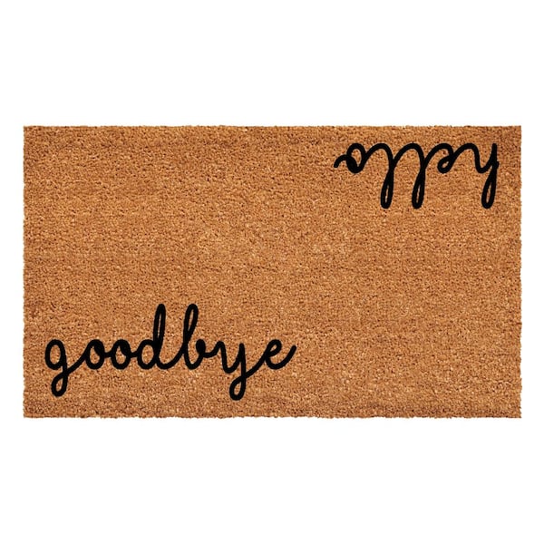 Calloway Mills Hello Goodbye Doormat, 36" x 72"