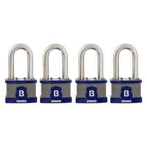 Brinks 63.5 mm Solid Steel Commercial Padlock with Boron Shackle