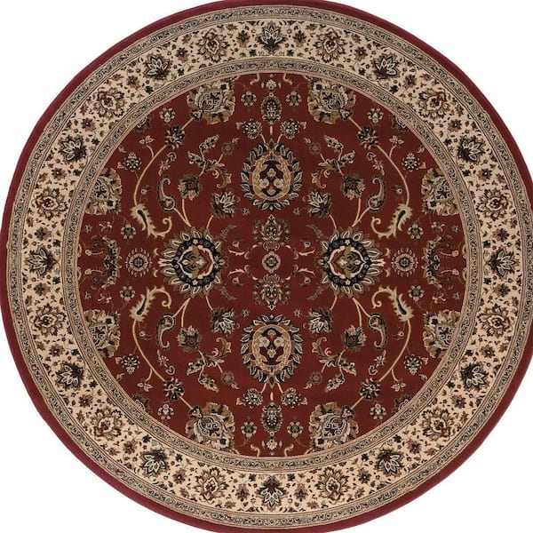 4 ft. x 5 ft. Blue, Gold, White Water Color Washable Area Rug