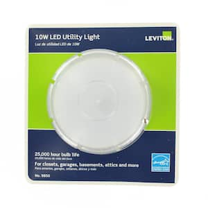 10-Watt LED Ceiling Keyless Lamp Holder, White 9850