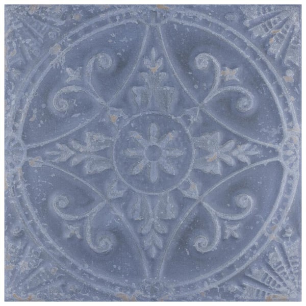 Merola Tile Saja Cyan 13 in. x 13 in. Ceramic Floor and Wall Tile (12.0 sq. ft./Case)