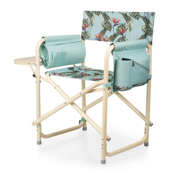 Picnic Time Outdoor Directors Chair with Side Table 810-17-671-000-0 ...