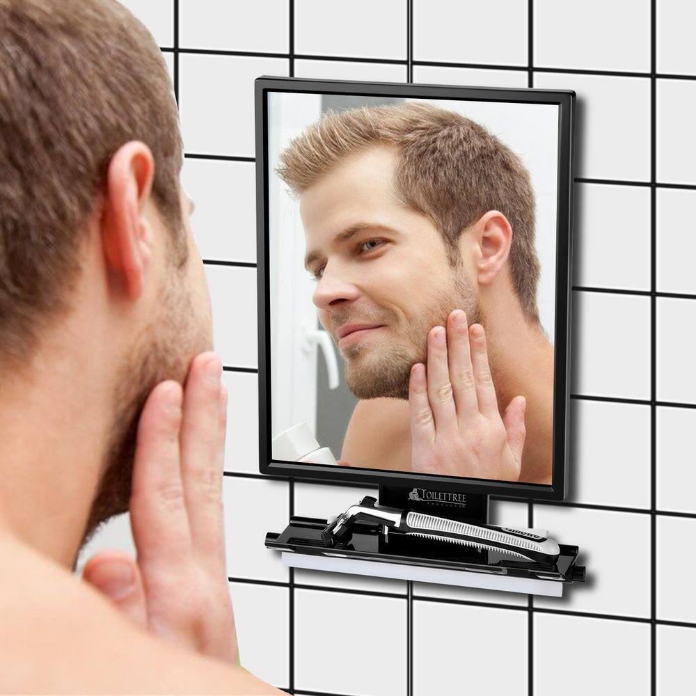 360° Rotatable Fogless Shower Shaving Mirror with Shatterproof Design