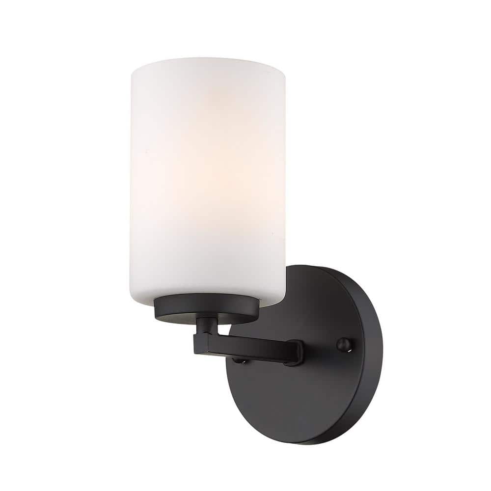 Manhattan Matte Black 1-Light Bath Vanity price history on PriceWatchPro