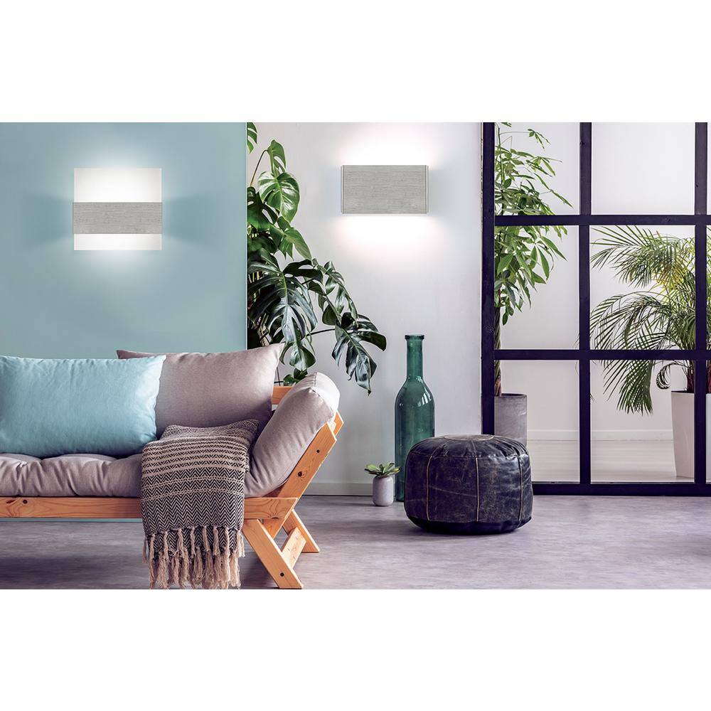 Nikita Matte Nickel Dimmable LED Wall Sconce