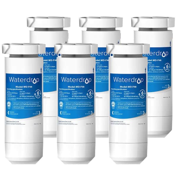 WD-XWF Replacement for GE XWF Refrigerator, GE XWF Water Filter, WR17X30702,6 Packs（Not XWFE)