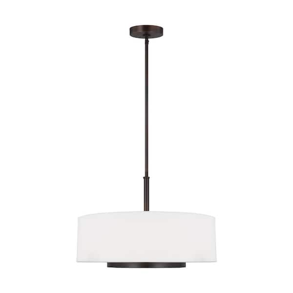 Generation Lighting Nance 3-Light Bronze Hanging Pendant