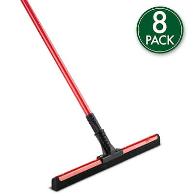 Global Industrial 641536 24 Straight Floor Squeegee with Wood Handle