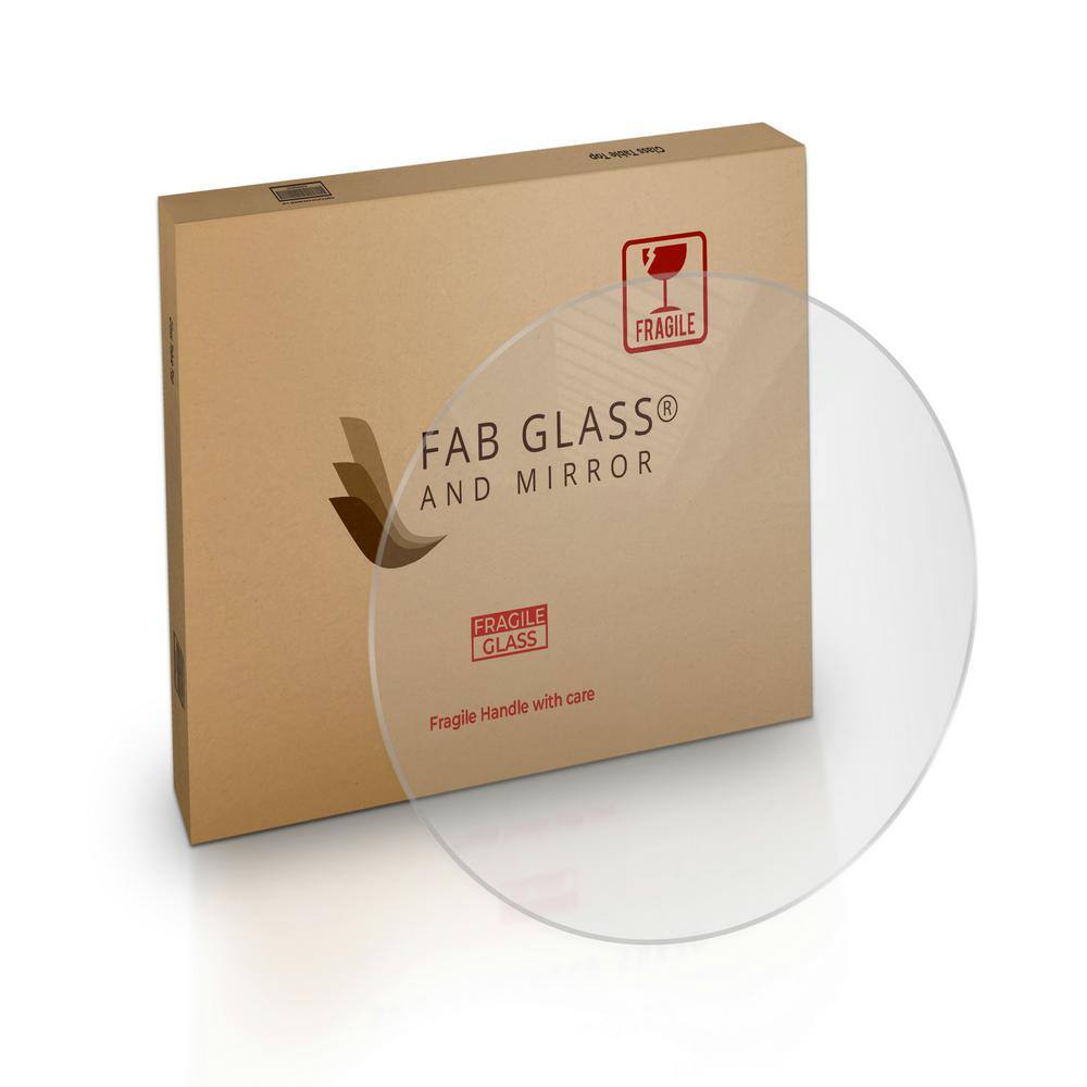 36 Inch Clear Round Acrylic Plexiglass Sheet 1/2 Inch Thick