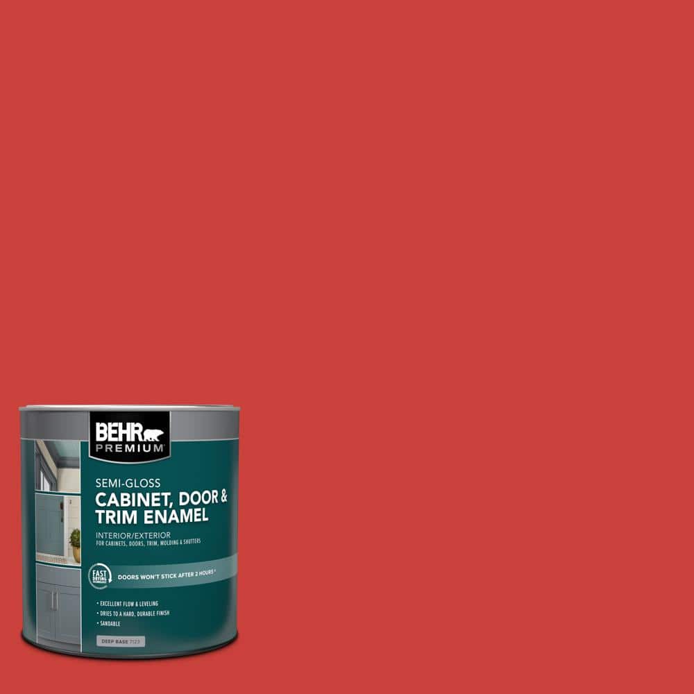 1 qt. #S-G-180 Grenadine Semi-Gloss Enamel Interior/Exterior Cabinet, Door & Trim Paint price history on PriceWatchPro