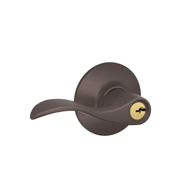 Schlage Accent Oil Rubbed Bronze Keyed Entry Door Handle