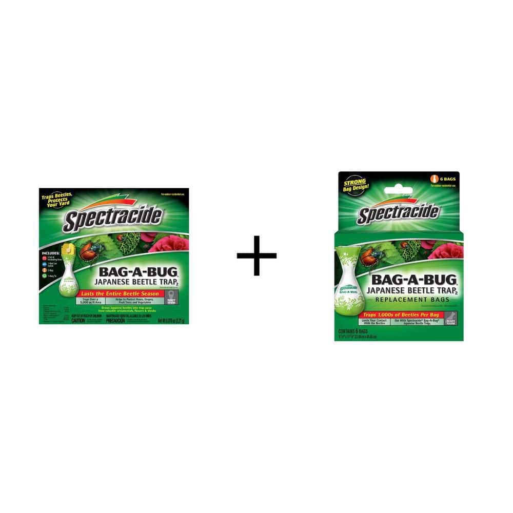 Spectracide Bag-A-Bug Japanese Beetle Trap with Replacement Bags