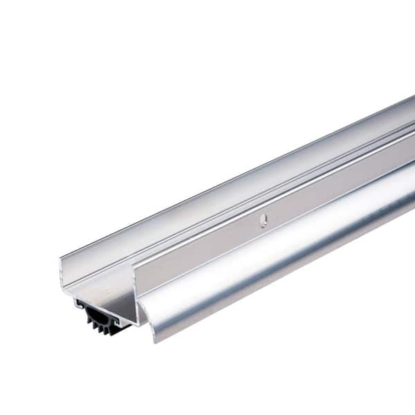 1.5 in. x 48 in. Mill U-Shaped Door Bottom Weatherstripping with Drip Cap