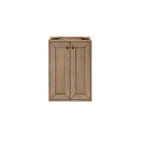 James Martin Vanities Chianti 19.6 in. W x 15.4 in. D x 27.5 in. H Single Bath Vanity Cabinet without Top in Whitewashed Walnut