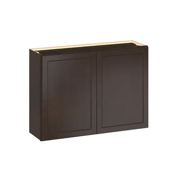 Emerson Cocoa Wall 2-Door Ready to Assemble Kitchen Cabinet (42 in. W x 30 in. H x 12 in. D)