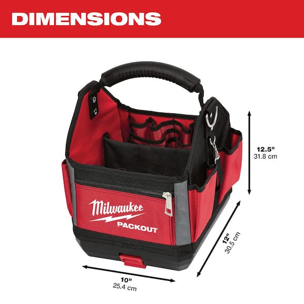 Milwaukee 12 in. Zipper Tool Bag in Multi-Color (3-Pack) 48-22-8193 - The  Home Depot