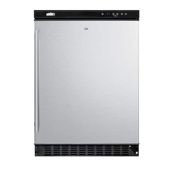 Summit Appliance 5.5 cu. ft. Mini Refrigerator in Stainless Steel with Lock-DISCONTINUED