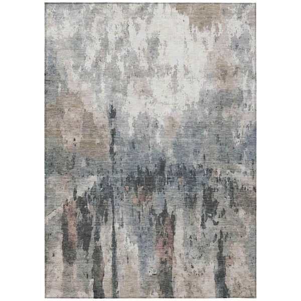 Addison Rugs Chantille Machine Washable Indoor/Outdoor Abstract ACN2284 Beige 10 ft. x 14 ft. Area Rug