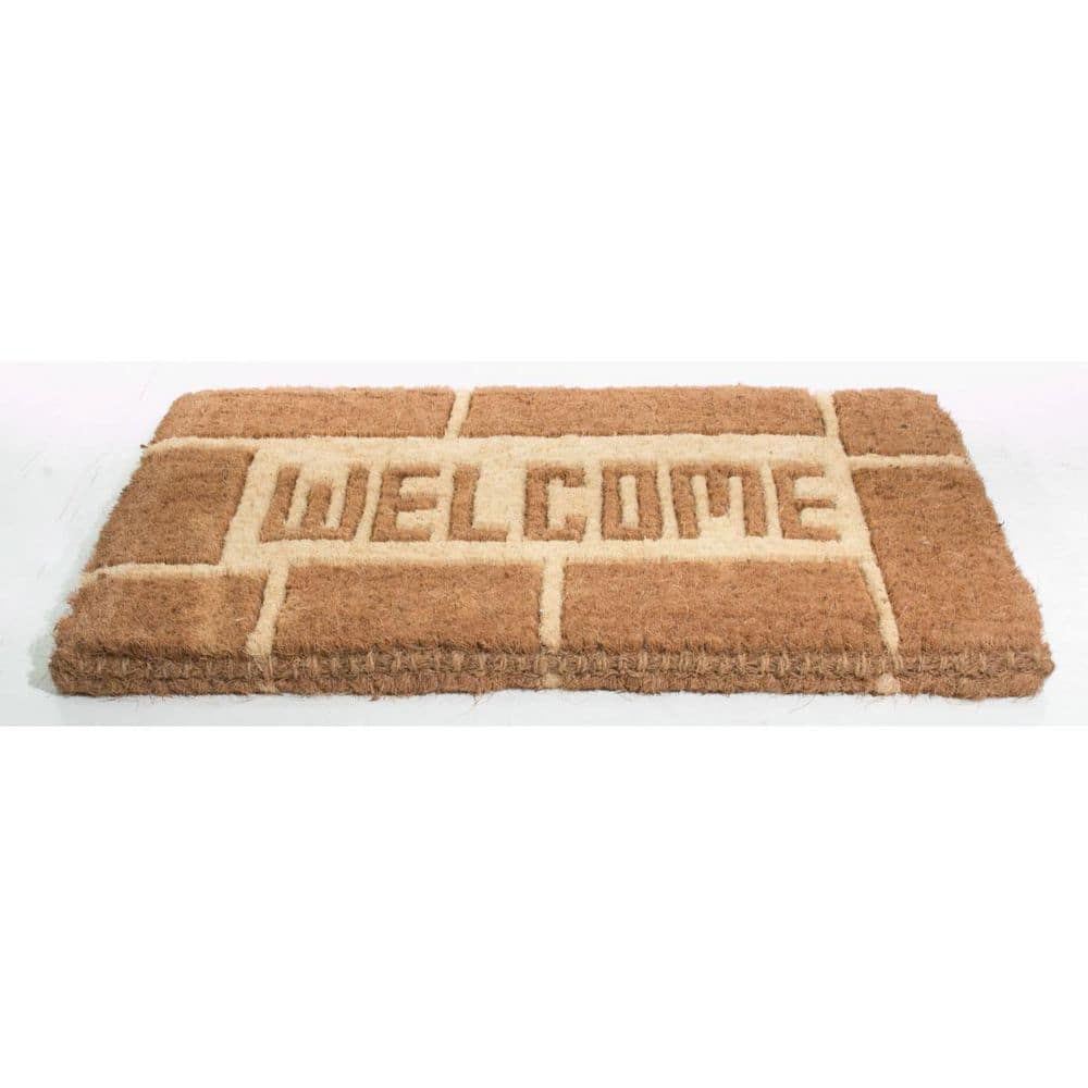 30 in. x 18 in. Brown Coir Outdoor Door Mat price history on PriceWatchPro