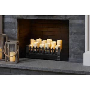 Brindle Flame 20.70 in. W Ventless Electric Fireplace Insert