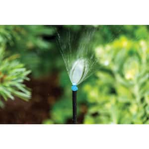 11 GPH Fan Spray, Close Coverage, Quarter Pattern Micro Spray on Adjustable Height Staked Riser