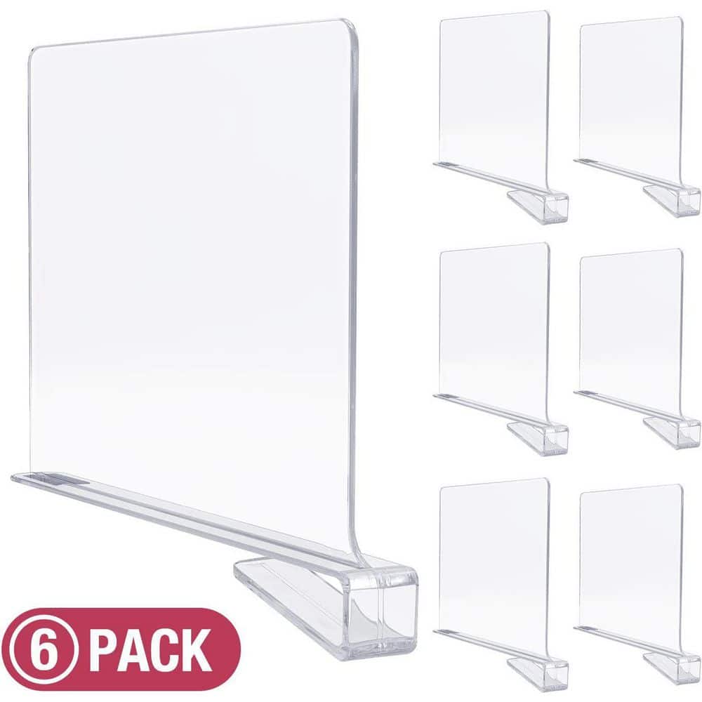 https://images.thdstatic.com/productImages/2f7ac5b2-d7de-4ce8-b19c-edb8ad2e69de/svn/clear-sorbus-shelf-dividers-acr-shld6-64_1000.jpg