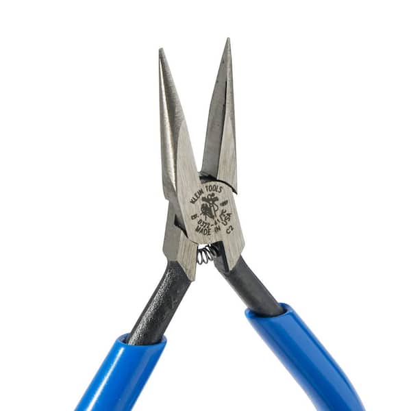 Klein Tools 7 in. Standard Long Nose Side Cutting Pliers D203-7SEN - The  Home Depot