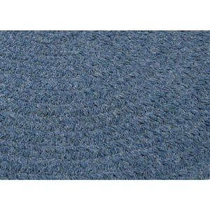 Edward Blue 2 ft. x 8 ft. Braided Runner Rug