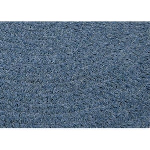 Edward Blue  Doormat 3 ft. x 5 ft. Braided Area Rug