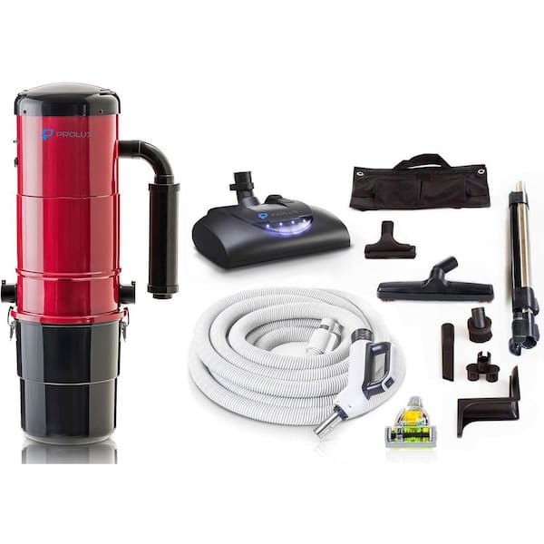 Central Vacuum Unit with Premium Electric Hose Kit and 25 Year Warranty