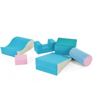 Multi-Color Toddler Foam Block Playset, Soft Stacking Play Module