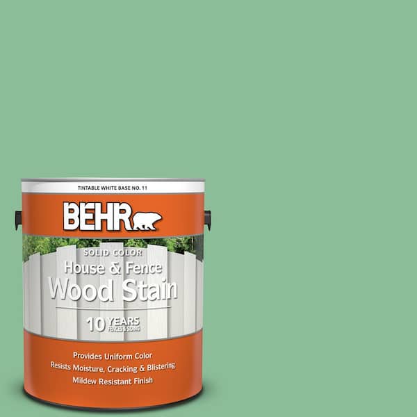 BEHR 1 gal. #M410-4 Garden Swing Solid Color House and Fence Exterior Wood Stain