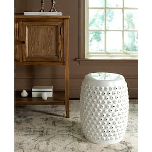 Stella Nail White Head Ceramic Garden Stool