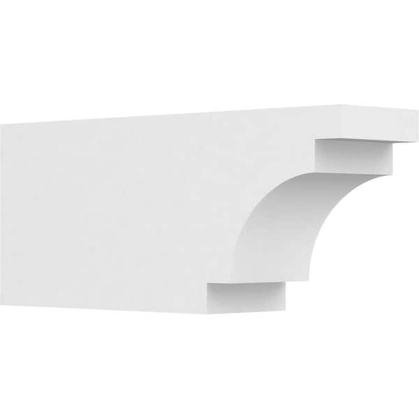 Ekena Millwork 6 in. x 10 in. x 24 in. Mediterranean PVC Rafter Tail Brace