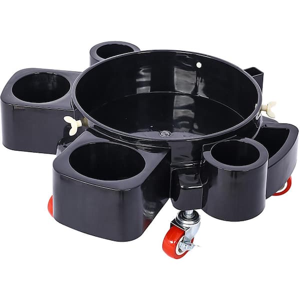 Tidoin 15 in. W 50 lbs. Load Capacity Rolling Bucket Dolly with 5 Rolling  Swivel Casters for 5 Gal. Bucket GH-YDW4-459 - The Home Depot