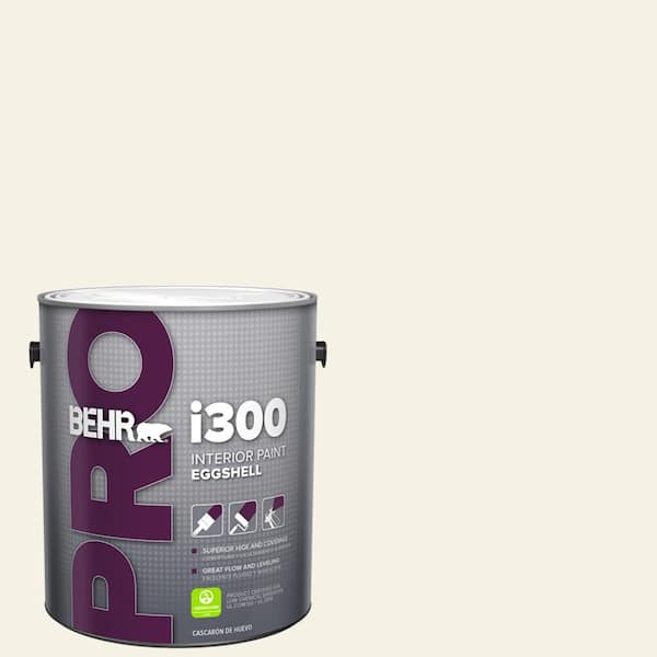BEHR PRO 1 gal. #BWC-01 Simply White Eggshell Interior Paint