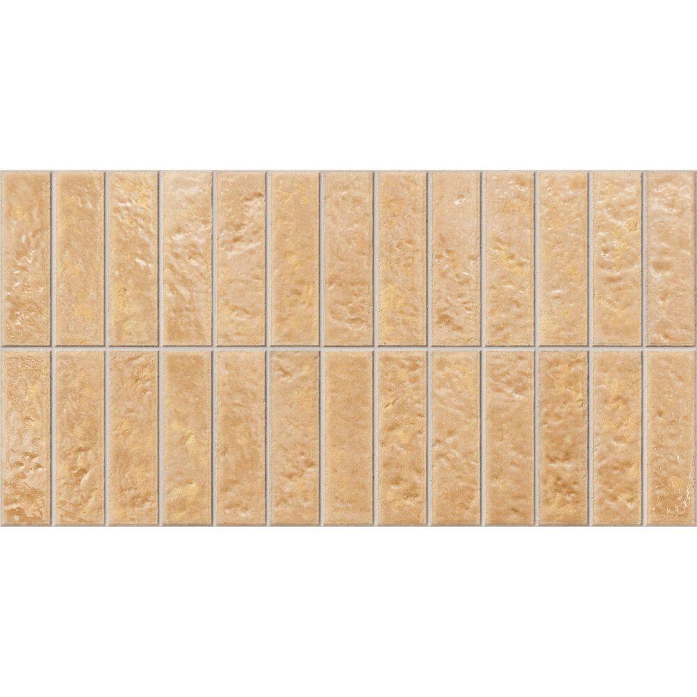 Spanish Villora Honey 12 in. x 24 in. Glazed Zellige Look Porcelain Wall Tile (5-Pieces, 10.76 sq. ft. /Case) price history on PriceWatchPro