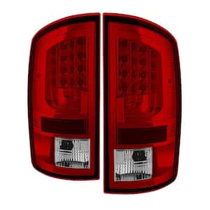 Dodge Ram 07-08 1500 / Ram 07-09 2500/3500 Version 2 LED Tail Lights - Red Clear