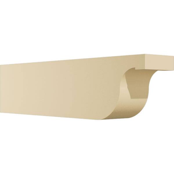 Ekena Millwork Standard Del Monte 4 in. W x 6 in. H x 24 in. D Signature Urethane Rafter Tail Outlooker