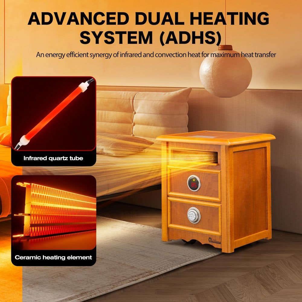 Cherry Electric Infrared Heater with Automatic Shut-off