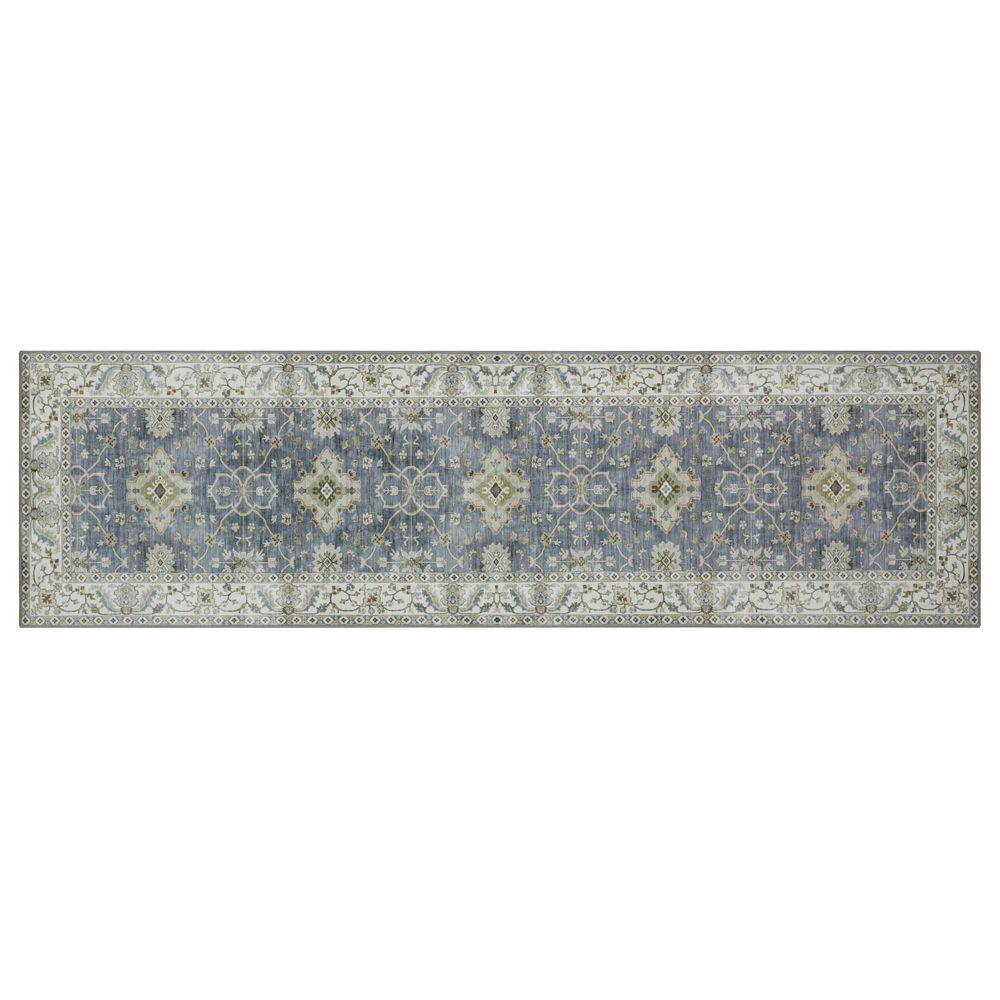 Willa Blue/Brown 2 ft. x 8 ft. Woven Oriental Polyester Area Rug price history on PriceWatchPro